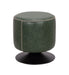 Round Vintage Upholstered Ottoman 5035-OT-GRN