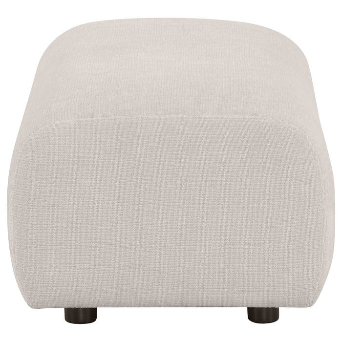 Burnett 4-piece Chenille Upholstered Sofa Set Ivory