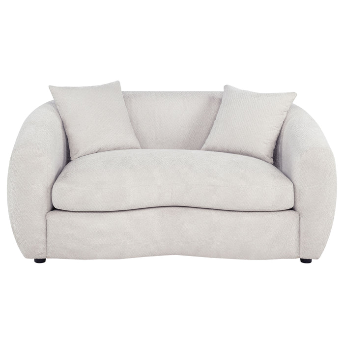 Isabella Fabric Upholstered Loveseat Sand
