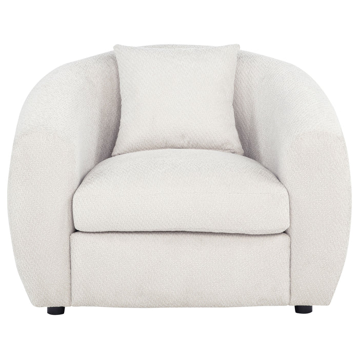 Isabella Fabric Upholstered Accent Chair Sand