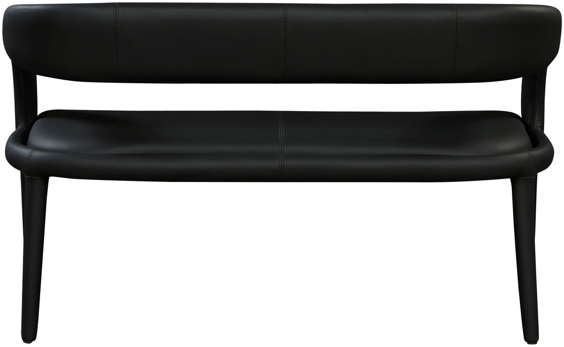 Sylvester Vegan Leather Upholstered Bench