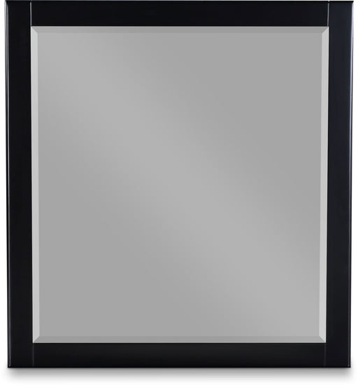 Zayne 36" W X 38" H Wood Veneer Frame Mirror