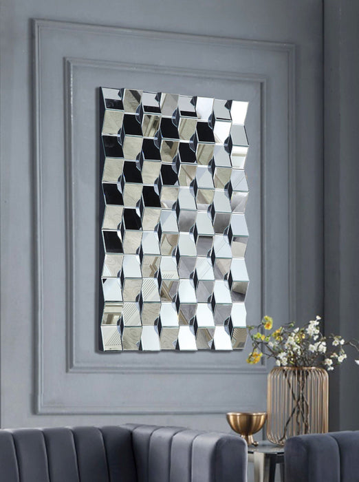 Ziggy 31.5" W X 43.5" H Geometric Design Mirror