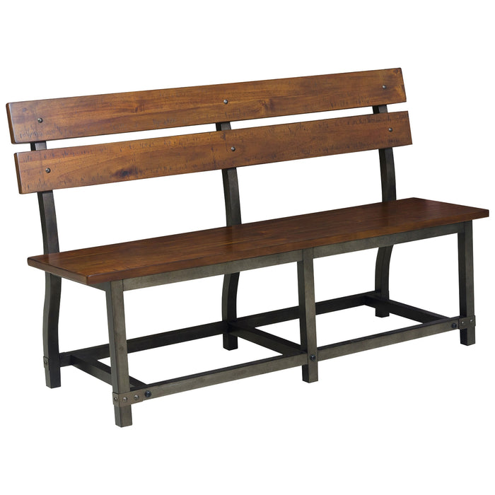 Holverson Bench with Back