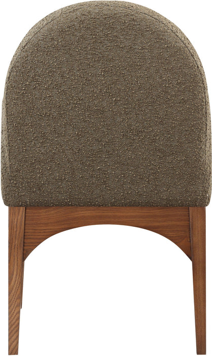 Waldorf Boucle Fabric Upholstered Dining Arm Chair