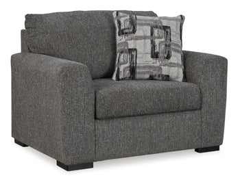 Gardiner Sofa Chaise - Black/Gray