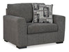 Gardiner Sofa Chaise - Black/Gray