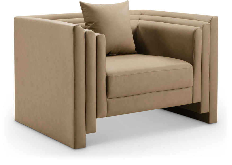 Everett Vegan Leather Upholstered Chair