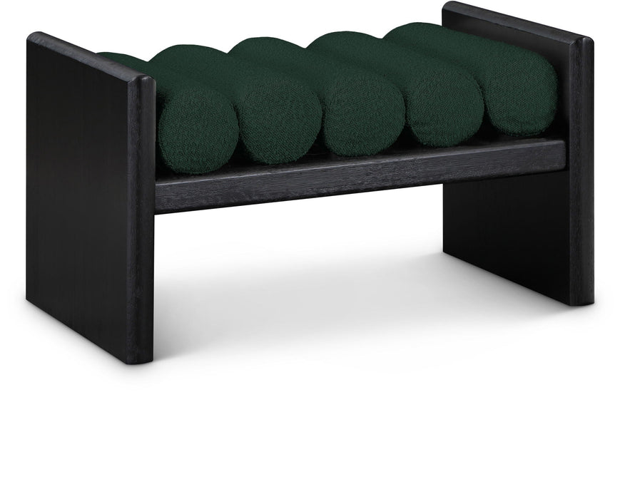 Waverly Boucle Fabric Upholstered Bench