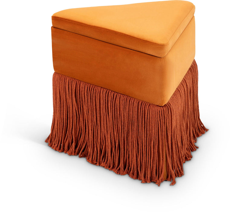 Trivoli Velvet Upholstered Stool