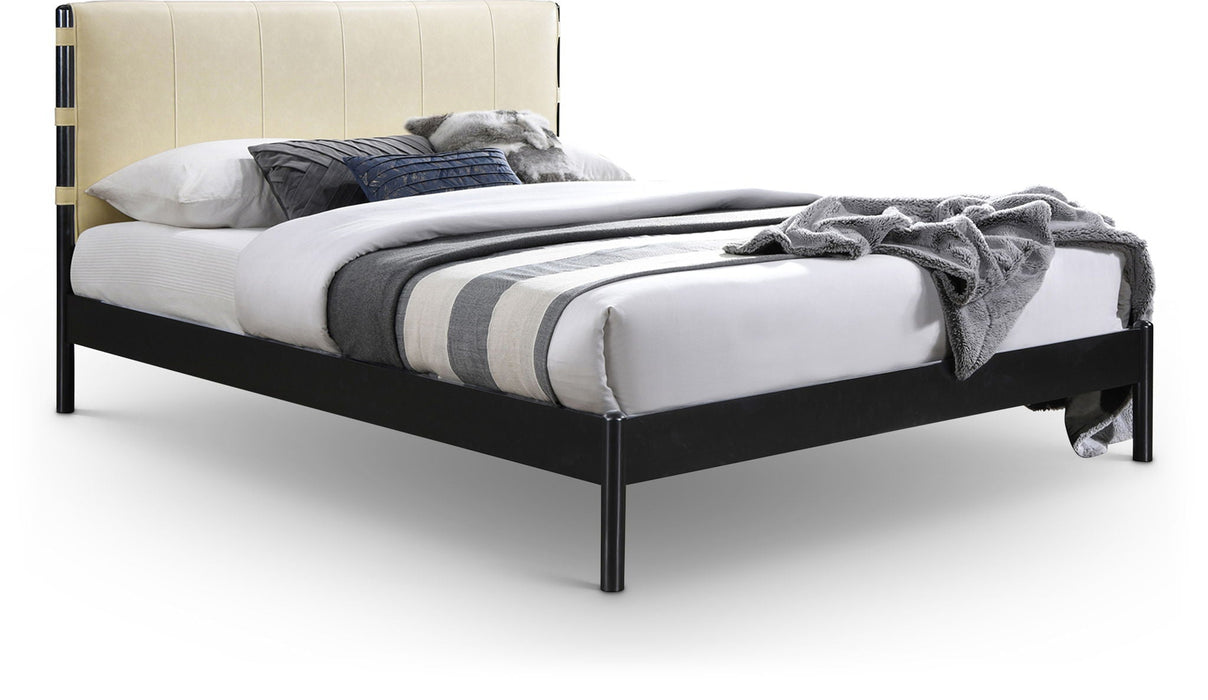 Abigail Vegan Leather Upholstered Bed