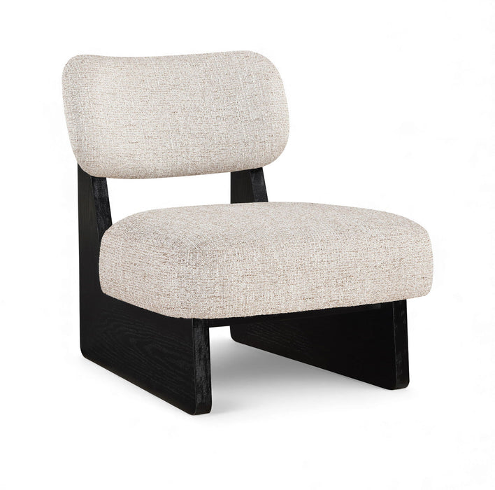 Vetra Linen Textured Fabric Upholstered Chair