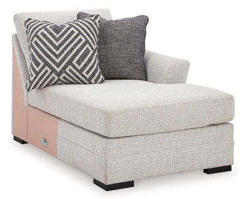 Koralynn 3-Piece Sectional with Chaise - Black/Gray