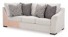 Koralynn 3-Piece Sectional with Chaise - Black/Gray
