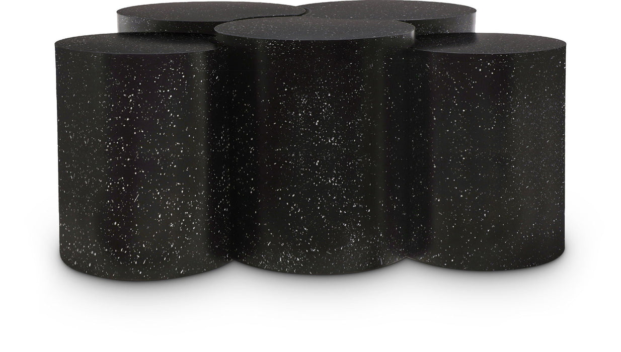 Dimple Terrazzo Pattern Iron Nesting 5pc. Modular Coffee Table