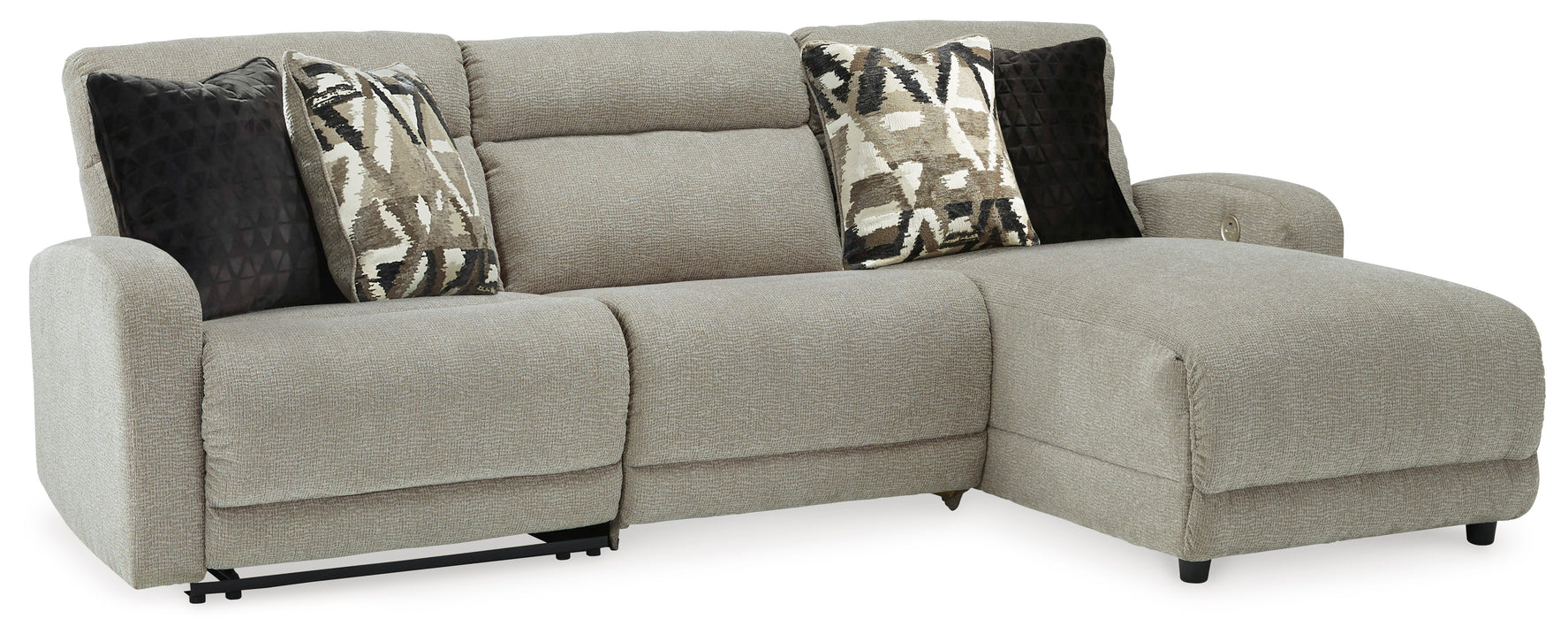 Colleyville 3-Piece Power Reclining Sectional with Chaise