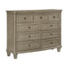 Vermillion Dresser