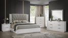 Jazz Bedroom Set – Jazz Queen 5 Pc White by Galaxy Home Furnishings
