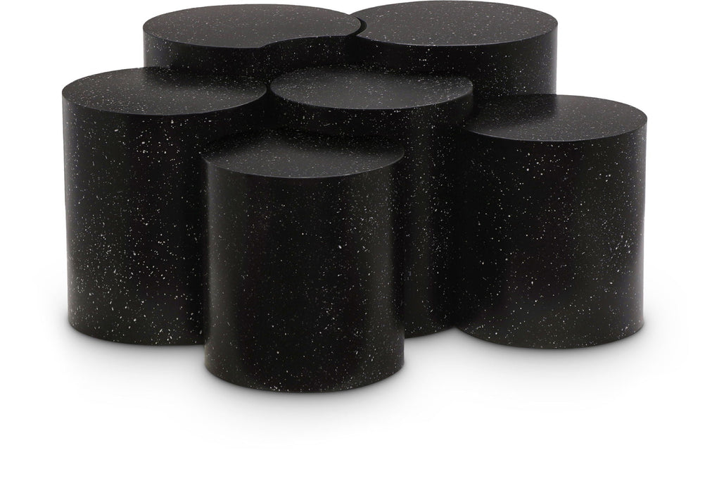 Dimple Terrazzo Pattern Iron Nesting 6pc. Modular Coffee Table