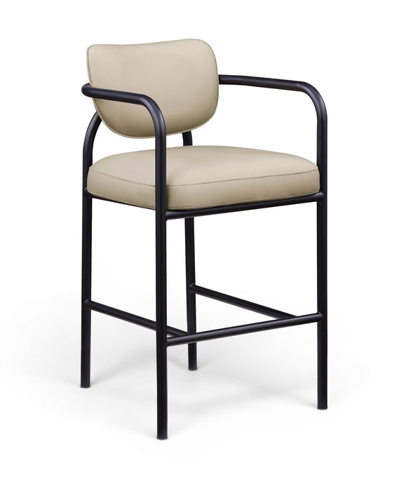 Serava Vegan Leather Upholstered Bar Stool
