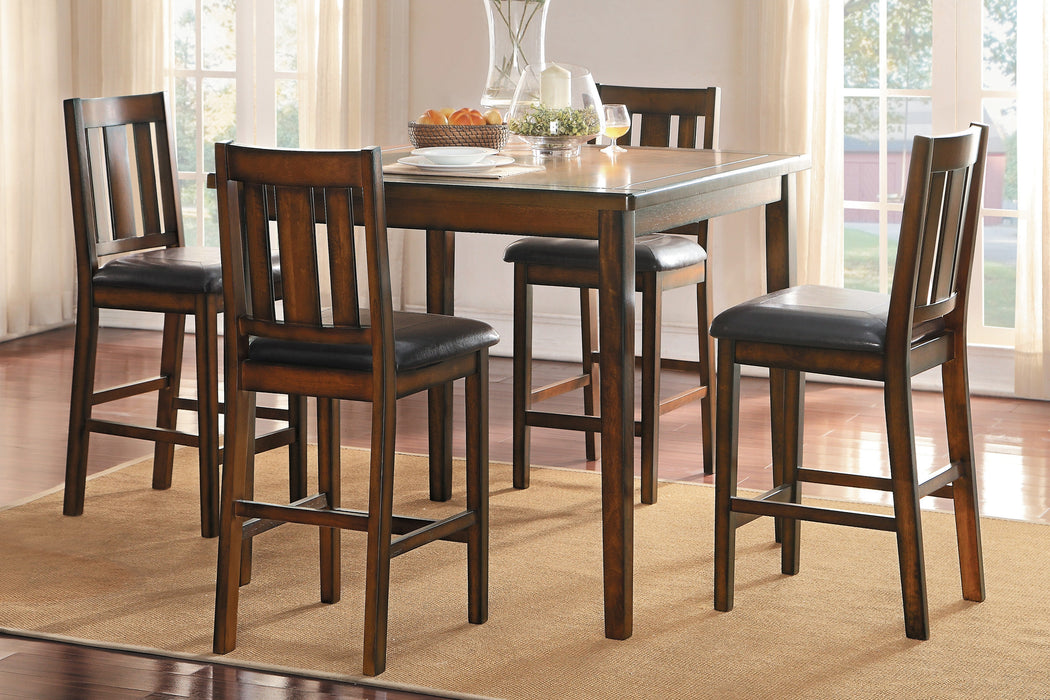 Delmar 5-Piece Pack Counter Height Set