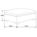Lakeview 6-piece Upholstered Modular Sectional Sofa with 3 Corner Chairs Ivory