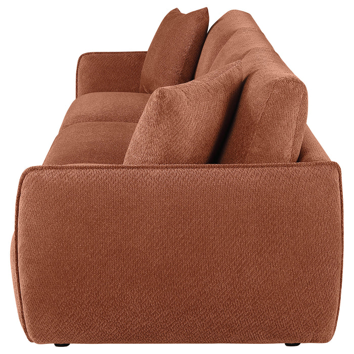 Elysia Fabric Upholstered Modular Lounge Sofa Coral