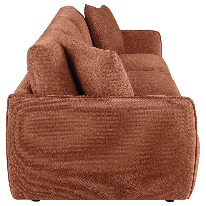 Elysia Fabric Upholstered Modular Lounge Sofa Coral