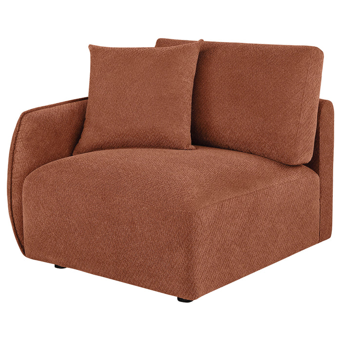 Elysia Fabric Upholstered Modular LAF Chair Coral