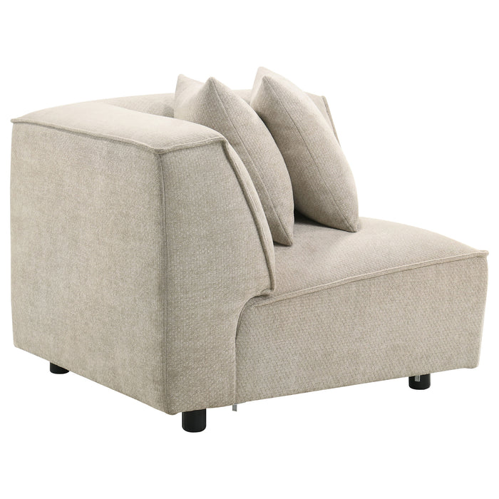 Silla esquinera modular Crane - beige