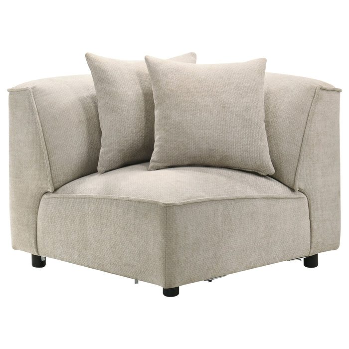 Silla esquinera modular Crane - beige