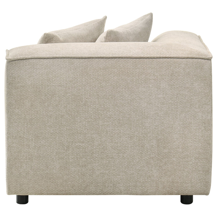 Silla esquinera modular Crane - beige