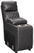 Samperstone 3-Piece Power Reclining Sectional Sofa - Black/Gray