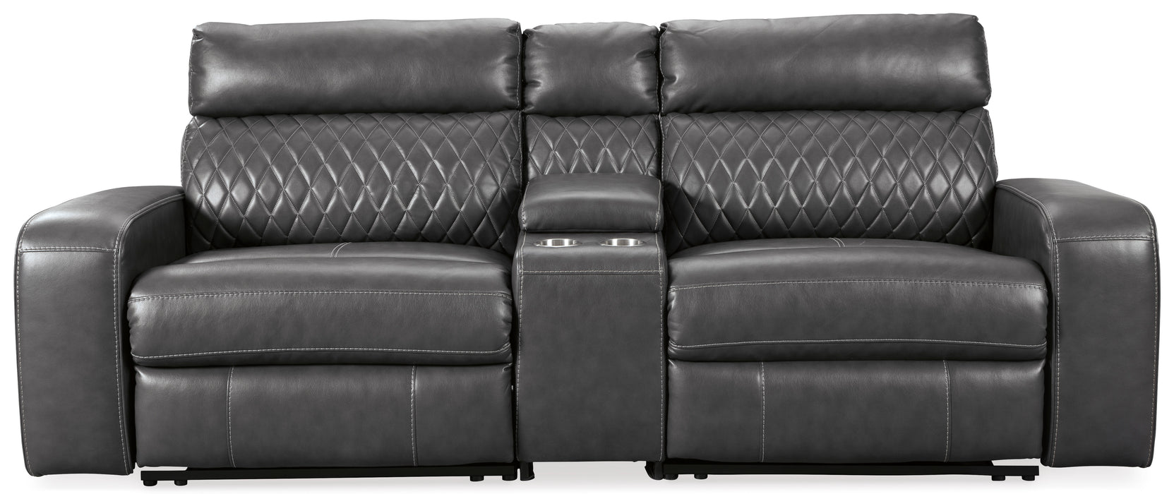 Samperstone 3-Piece Power Reclining Sectional Loveseat