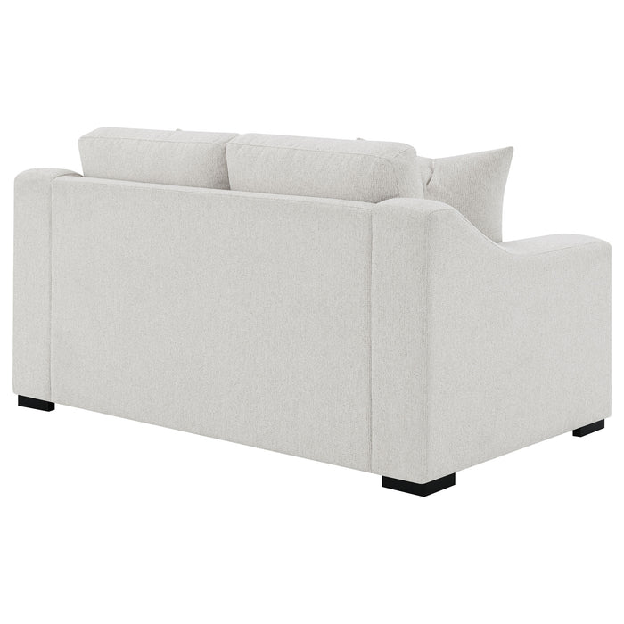 Ashlyn 3-piece Upholstered Sloped Arm Sofa Set Sand