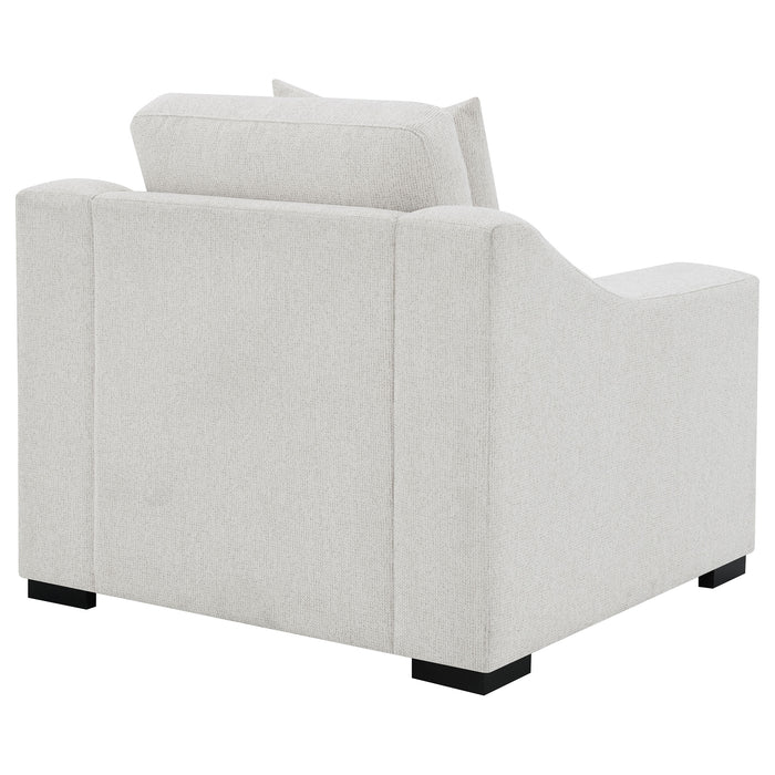 Ashlyn 3-piece Upholstered Sloped Arm Sofa Set Sand