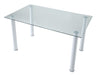 Florian (2)Dining Table, Glass Top