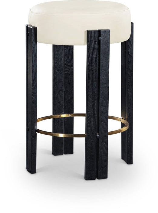 Harrison Vegan Leather Upholstered Counter Stool
