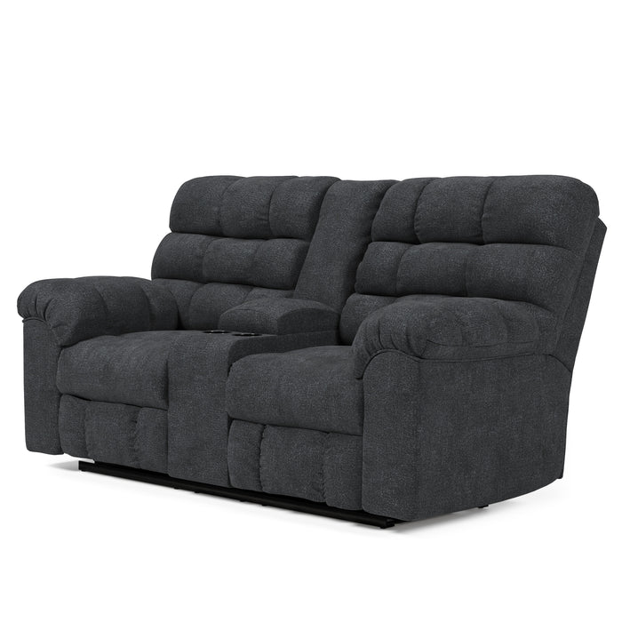 Wilhurst Reclining Loveseat with Console