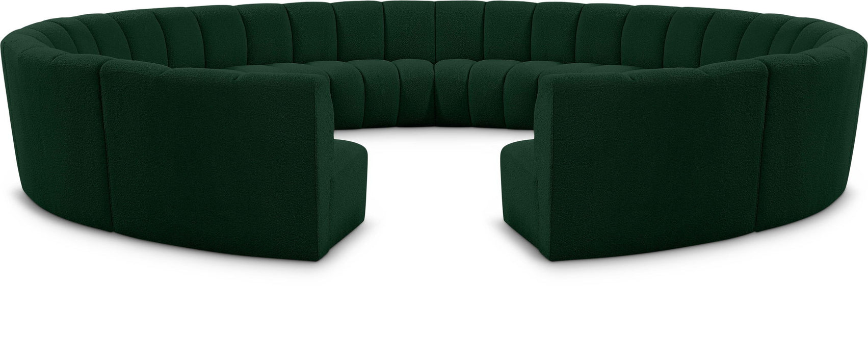 Infinity 178" Boucle Fabric Upholstered 12pc. Modular Sectional