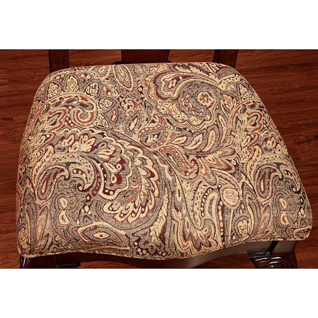 Elana Arm Chair (Set of 2) - Brown Cherry/Brown