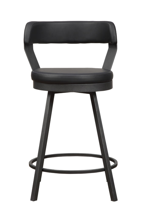 5566 Swivel Counter Height Chair - 5566-24BK3A