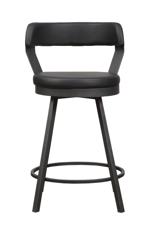 5566 Swivel Counter Height Chair - 5566-24BK3A
