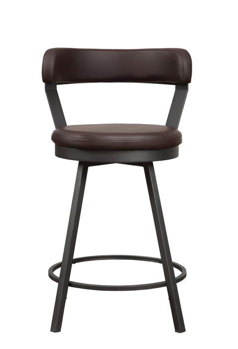 5566 Swivel Counter Height Chair - 5566-24BR3A
