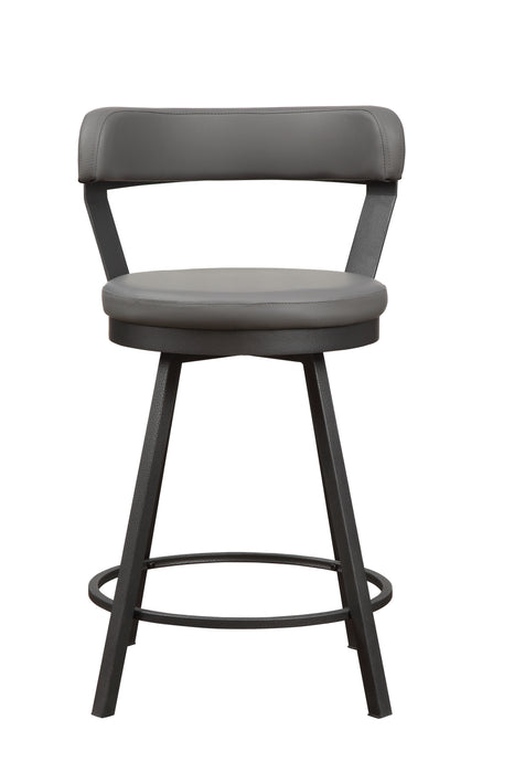 5566 Swivel Counter Height Chair - 5566-24GY3A