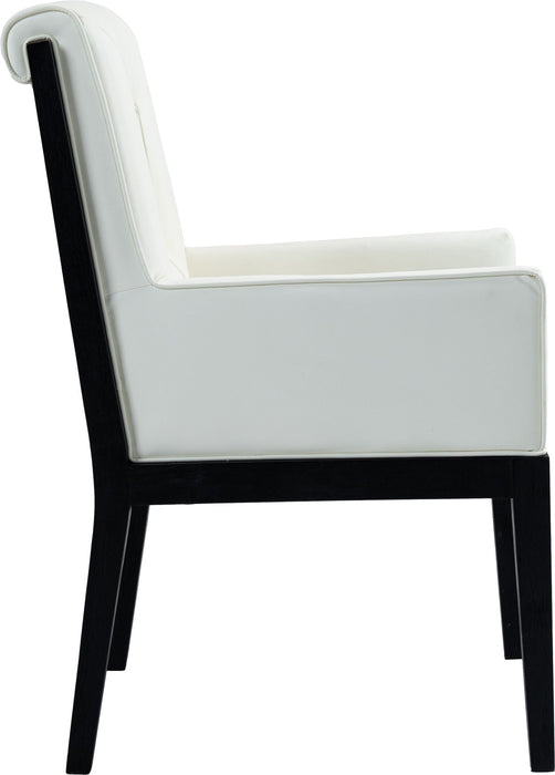 Gwendolyn Vegan Leather Upholstered Dining Arm Chair