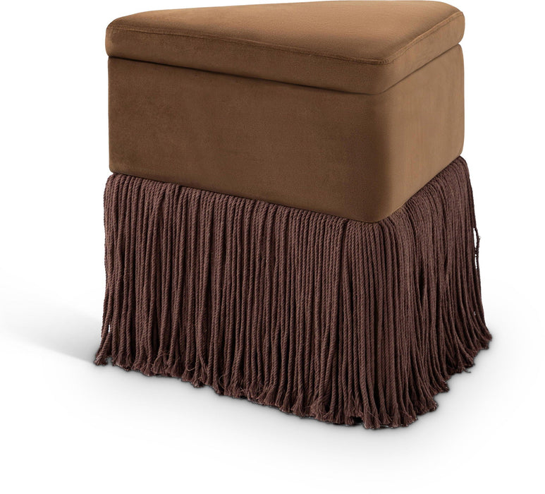 Trivoli Velvet Upholstered Stool