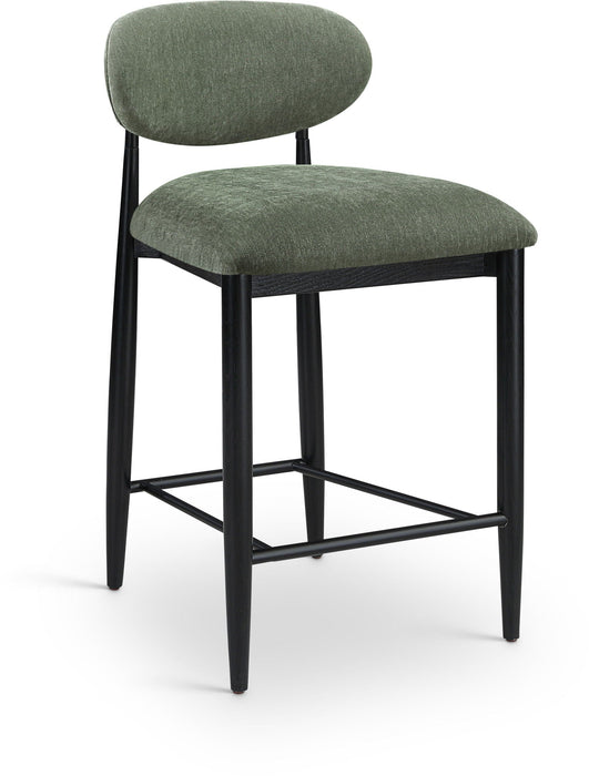 Riccio Performance Fabric Upholstered Counter Stool