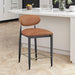 Riccio Vegan Leather Upholstered Counter Stool