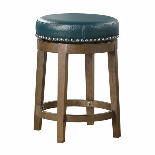 Westby Round Swivel Counter Height Stool, Green